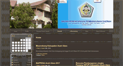 Desktop Screenshot of bappeda.acehutara.go.id