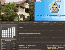 Tablet Screenshot of bappeda.acehutara.go.id